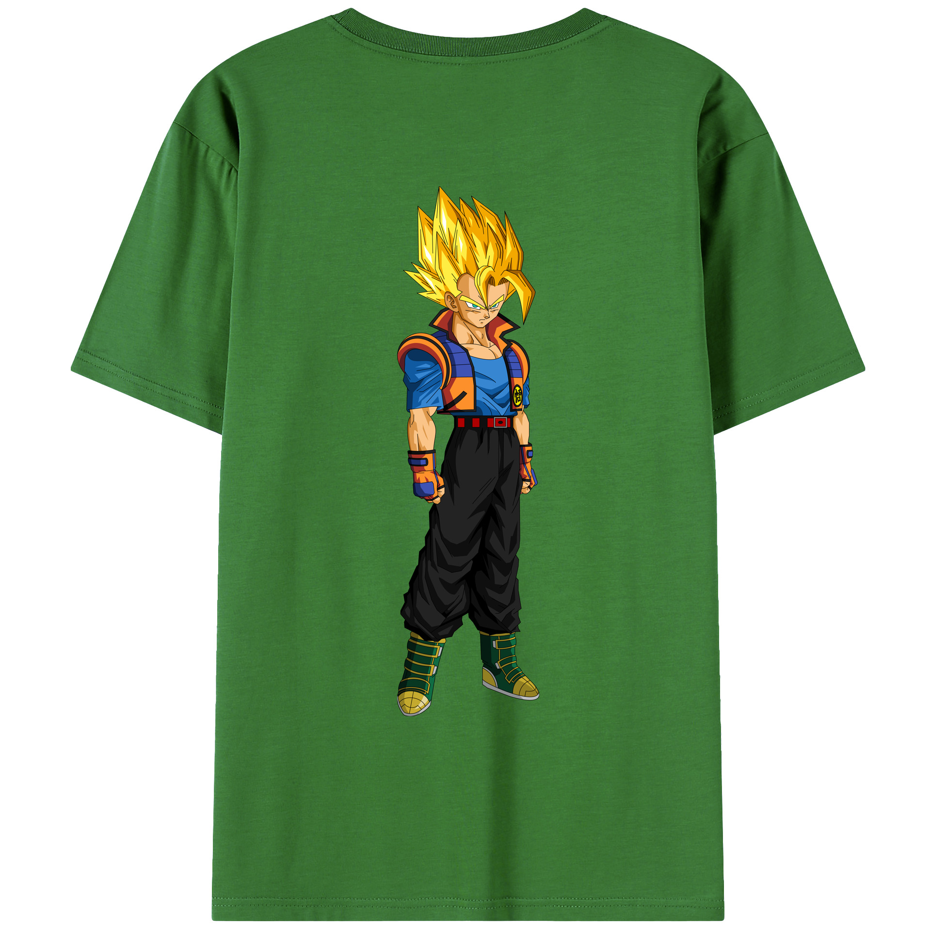 （画像用） ドラゴンボール ベジータ四世（Bejīta Yonsei）DRAGON BALL Vegeta IV レディース半袖Tシャツ(バックプリント)